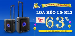 Khuyến mãi giá SỐC - Loa kéo karaoke LG RL2 giảm đến 63%, chỉ còn 1,990,000đ