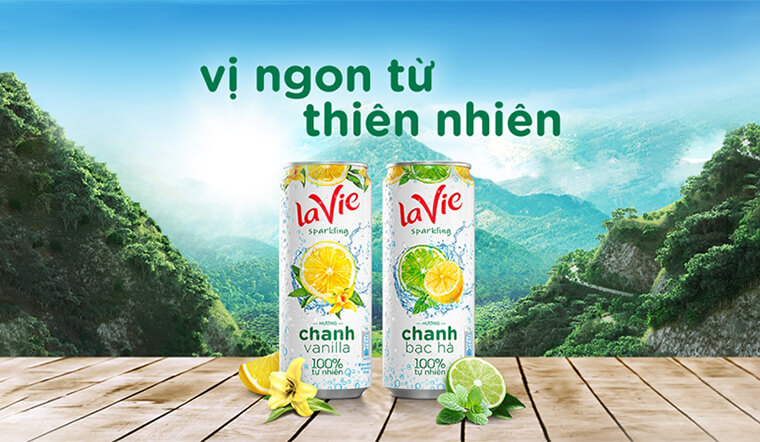 Lavie ra mắt dòng sản phẩm Nước giải khát có gas Lavie Sparkling