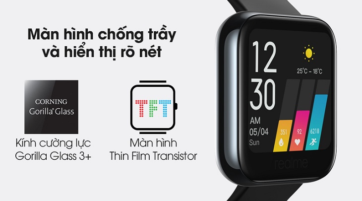 Màn hình cường lực kích thước lớn chồng trầy, hiển thị rõ nét