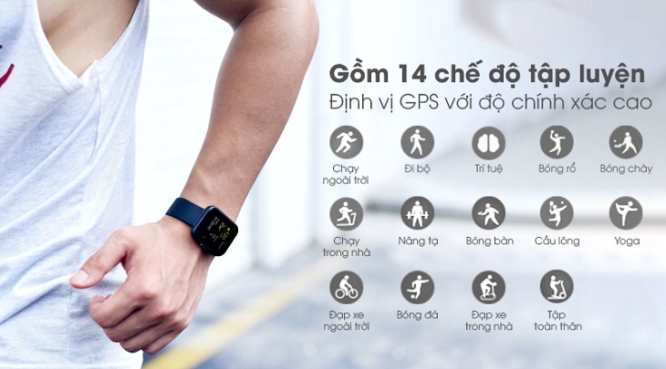 Nhiều chế độ rèn luyện thể thao