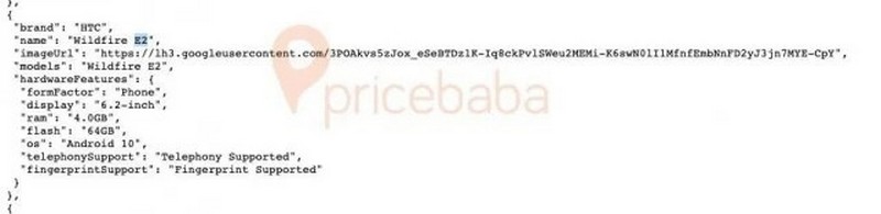 HTC chuẩn bị tung ra smartphone giá rẻ với tên gọi Wildfire E2, dùng chip Helio P22, RAM 4 GB và chạy Android 10 HTC chuẩn bị tung ra smartphone giá rẻ với tên gọi Wildfire E2, dùng chip Helio P22, RAM 4 GB và chạy Android 10