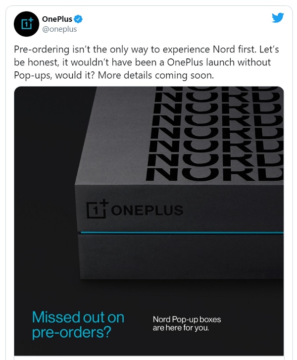 OnePlus Nord hết khá nhanh trong lần thứ 3 cho phép đặt hàng trước