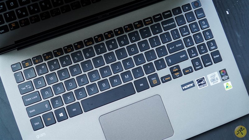 Bàn phím của LG Gram 15