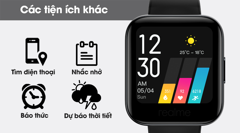Giá chưa tới 2 triệu đồng, đây là những lý do nên mua mẫu đồng hồ thông minh Realme Watch ngay và luôn