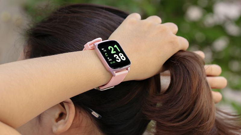 Đồng hồ thông minh BeU Fit KW17 hồng Đồng hồ thông minh BeU Fit KW17 hồng