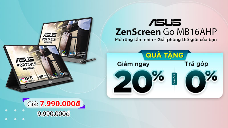 ĐẶT TRƯỚC ASUS ZENSCREEN GO