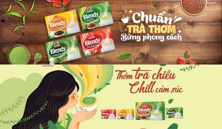 Trà sữa hòa tan Blendy có mấy loại?