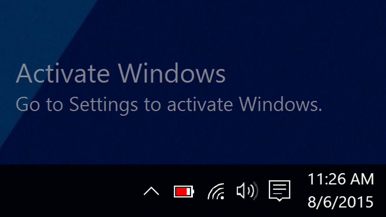 Activate Windows là gì? Tại sao máy tính xuất hiện dòng chữ này?