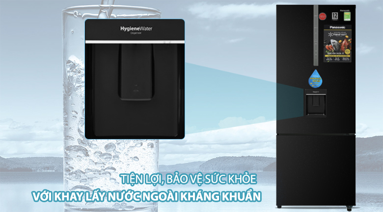 Thiết kế ngăn lấy nước ngoài kháng khuẩn, khử mùi 