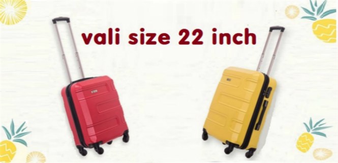 Kích thước vali size 22 inch và tất tần tật thông tin cần biết khi mua