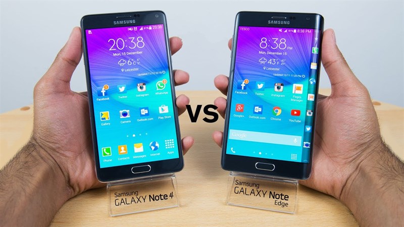 Samsung Galaxy Note 4 và Samsung Galaxy Note Edge