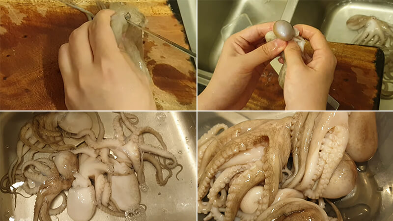 How to make delicious steamed octopus with ginger