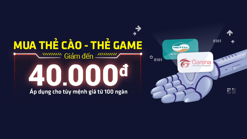 Mua thẻ cào thẻ game giảm giá Mua thẻ cào thẻ game giảm giá