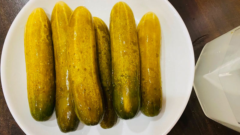 4 How to make delicious and simple salty salted cucumber at home