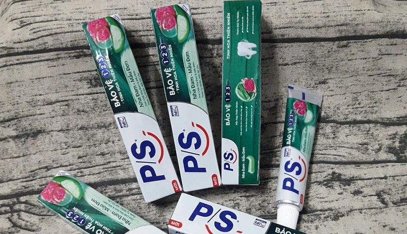 5 loại kem đánh răng P/S bán chạy trên thị trường và giá thành