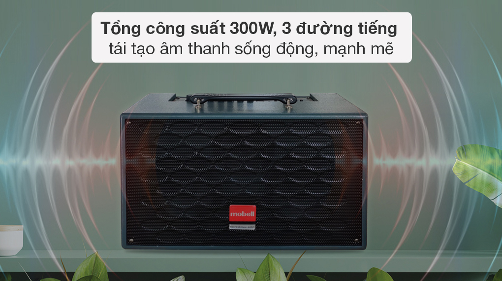 Loa kéo Karaoke Mobell MK-4020 có công suất 300W mang đến âm thanh chất lượng cao