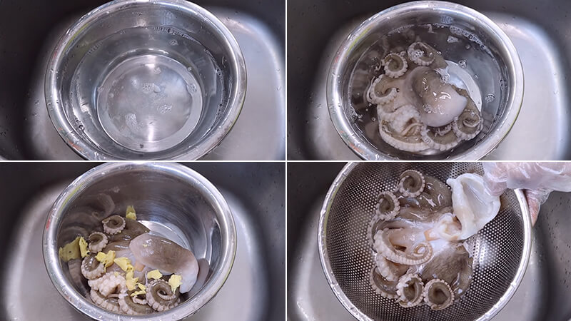 Bạch tuộc xào thập cẩm: Cách làm bạch tuộc mực xào thập cẩm