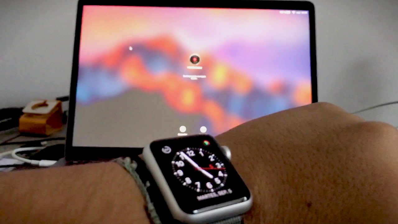 Dùng Apple Watch để mở máy tính Mac
