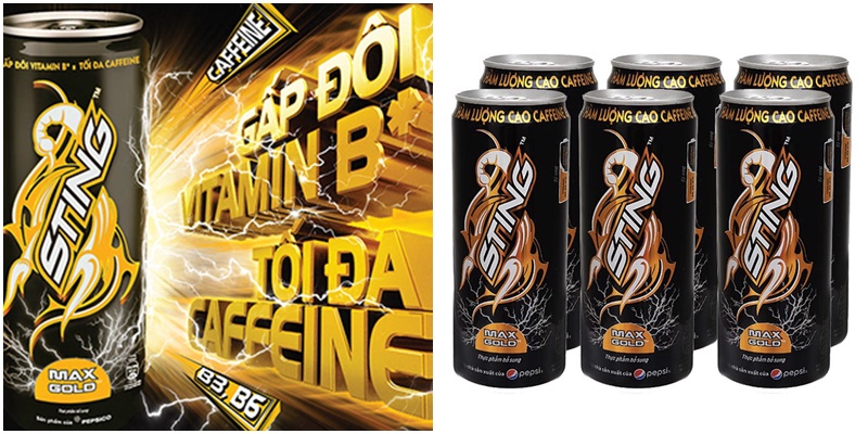 Nước tăng lực Sting Max Gold