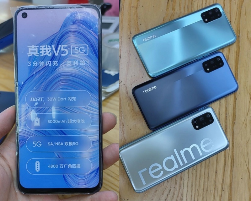 Realme V5 lộ ảnh trên tay với thông tin hỗ trợ 5G chế độ kép, pin 5.000 mAh cùng nhiều tính năng hấp dẫn khác