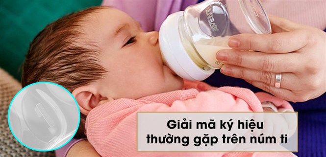 Giải mã ký hiệu thường gặp trên núm ti