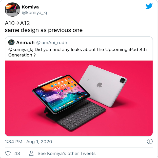 iPad 8 2020 cấu hình cao cùng giá thành hợp lý