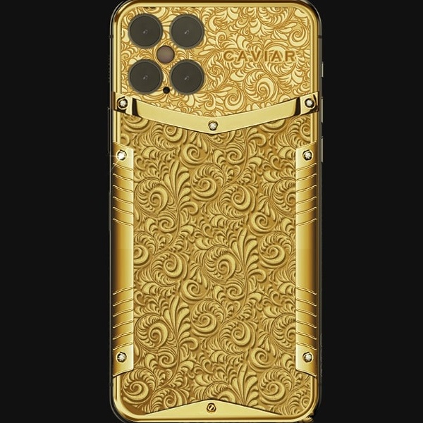 caviar iphone 12 pro victory pure gold