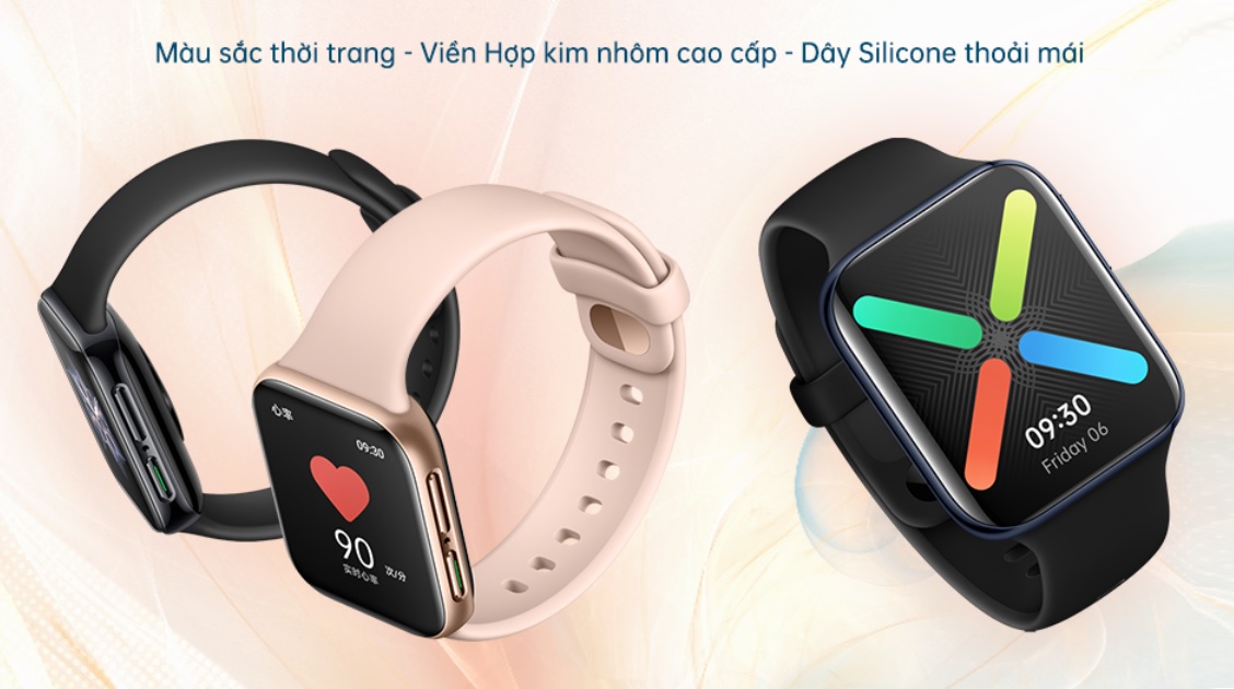 Đa dạng màu sắc và mặt đồng hồ để tuỳ ý lựa chọn