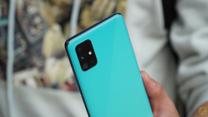 Cụm 4 camera sau của Galaxy A51