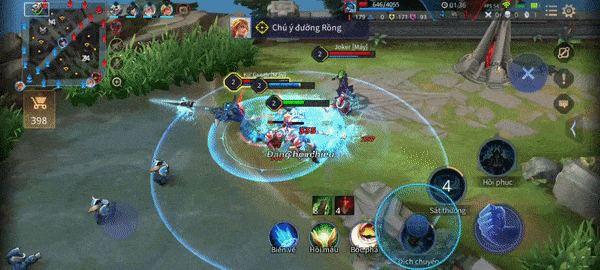 Galaxy A51 vẫn chơi được Liên Quân ở 60 fps nhưng thi thoảng vẫn có hiện tượng tụt khung hình