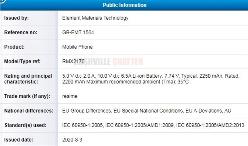 Realme X3 Pro được chứng nhận an toàn với pin kép, hỗ trợ sạc nhanh 65W, ngày ra mắt sẽ không còn xa