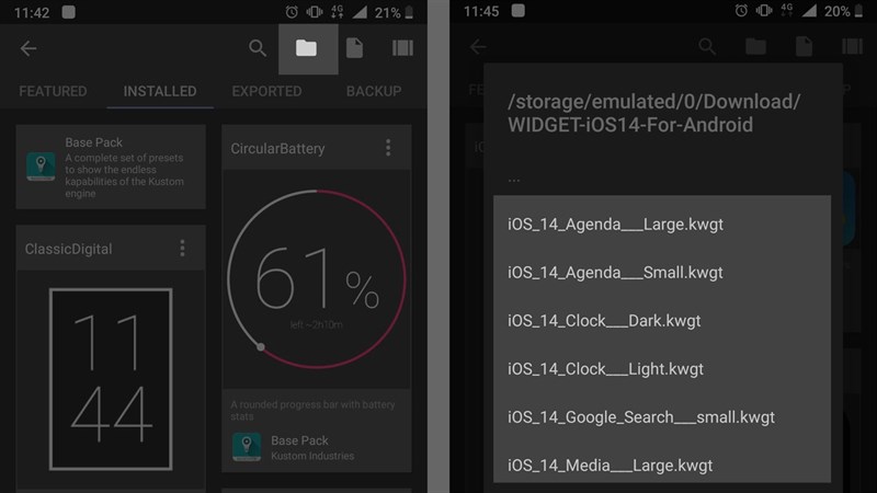 Mẹo nhỏ giúp mang Widget trên iOS 14 lên điện thoại Android của bạn Mẹo nhỏ giúp mang Widget trên iOS 14 lên điện thoại Android của bạn