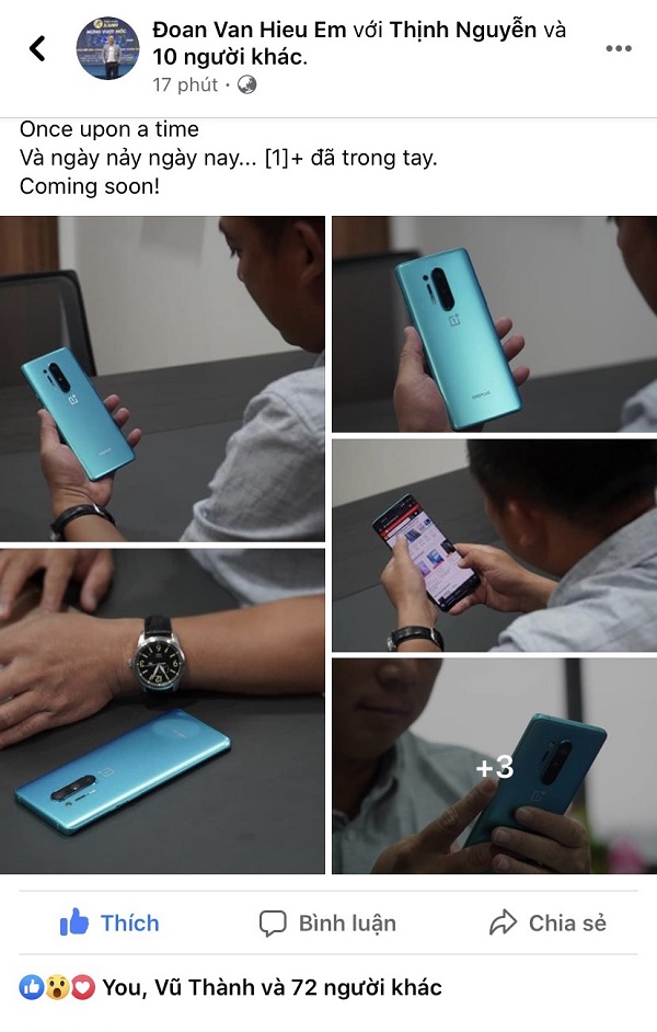CEO Thế Giới Di Động bất ngờ chia sẻ loạt ảnh đang cầm trên tay một smartphone OnePlus bí ẩn, sắp được bán ra tại Việt Nam rồi sao?