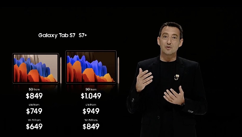 Samsung công bố giá bán Samsung Galaxy Tab S7 và Tab S7+ Samsung công bố giá bán Samsung Galaxy Tab S7 và Tab S7+