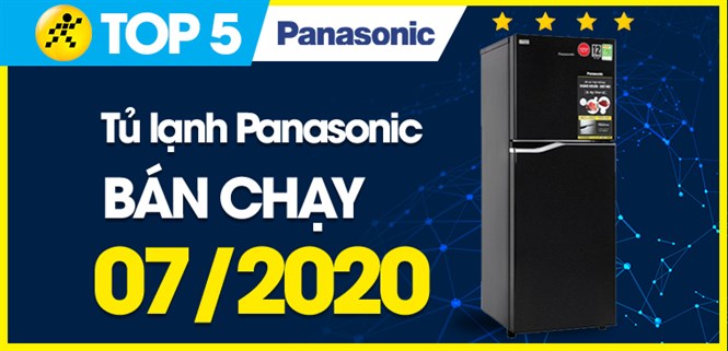 Top 5 tủ lạnh Panasonic bán chạy nhất tháng 07/2020 tại Điện máy XANH