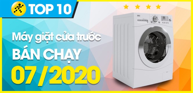 Top 10 máy giặt cửa trước bán chạy nhất tháng 07/2020 tại Điện máy XANH