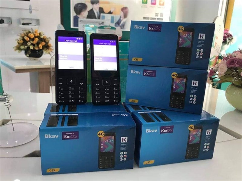 Điện thoại ‘cục gạch’ Bkav C85 giá rẻ, hỗ trợ 4G vừa xuất hiện thực tế kèm cấu hình chi tiết, các bạn vào xem có gì HOT không nhé