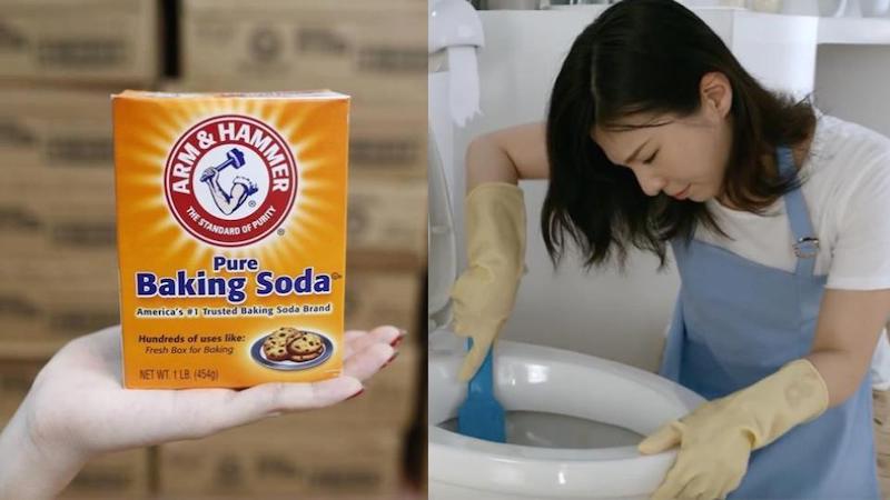 Bạn có thể dùng baking soda để giúp bồn cầu nhà bạn được “sạch mùi”