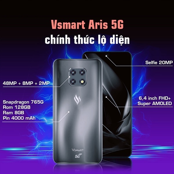 Vsmart Aris 5G Pro bất ngờ lộ điểm đánh giá benchmark