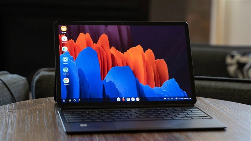Màn hình của máy tính bảng cao cấp Galaxy Tab S7+ có thể đạt tốc độ làm tươi 120Hz ở độ phân giải tối đa Màn hình của máy tính bảng cao cấp Galaxy Tab S7+ có thể đạt tốc độ làm tươi 120Hz ở độ phân giải tối đa