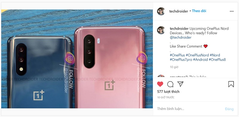Lộ hình ảnh hai chiếc điện thoại OnePlus bí ẩn thiết kế gần giống Nord