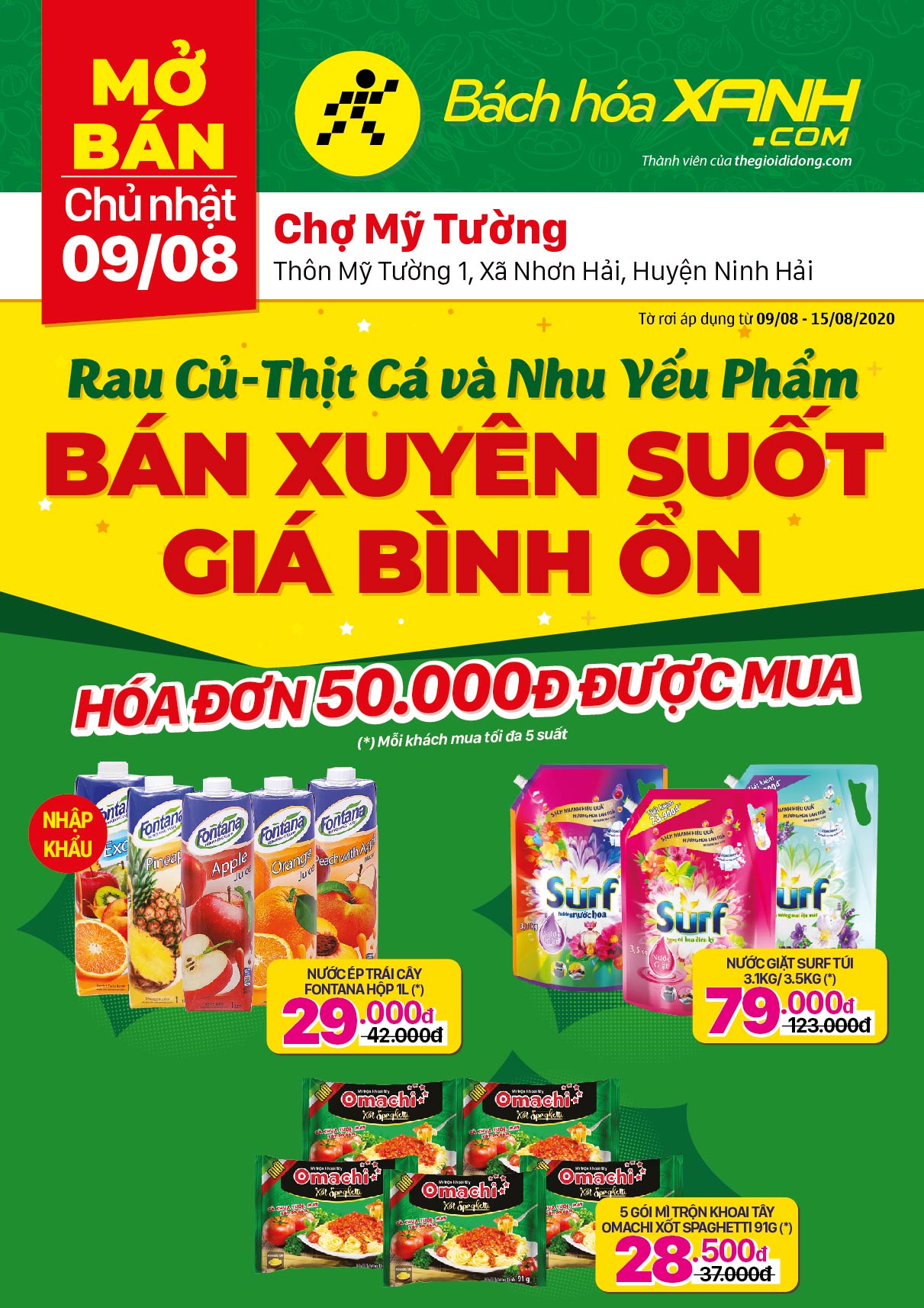 Cửa hàng Bách hoá XANH tại Xã Nhơn Hải Cửa hàng Bách hoá XANH tại Xã Nhơn Hải