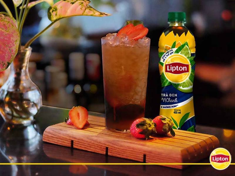 Thương hiệu trà Lipton đã quá quen thuộc đối với mọi người