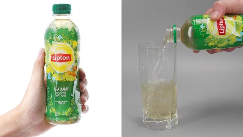 Trà xanh Lipton vị chanh mật ong 350ml