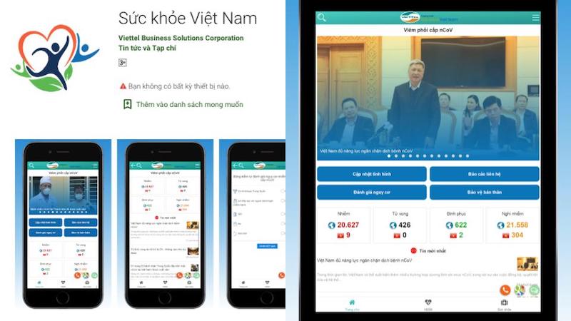 Ứng dụng Sức khỏe Việt Nam