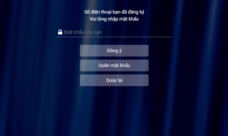 Nhập mật khẩu 