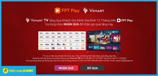 Cách kích hoạt gói FPT Play trên tivi Vsmart