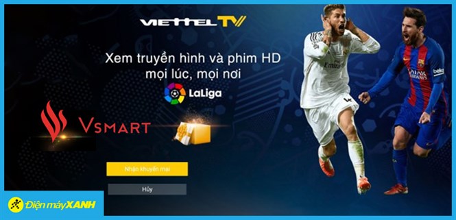 Cách kích hoạt gói khuyến mãi Viettel TV trên tivi Vsmart
