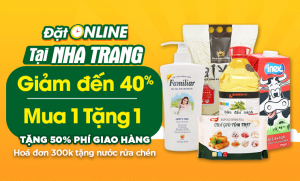 Bách hoá XANH mở bán Online tại TP. Nha Trang với hàng ngàn ưu đãi lên đến 40%