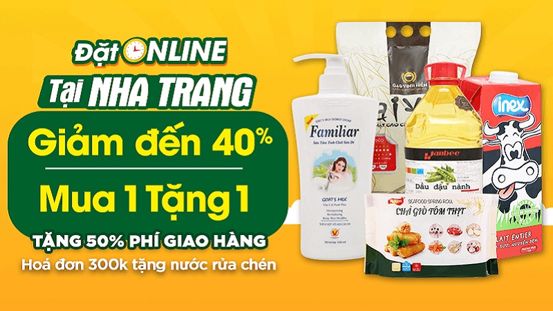 Bách hoá XANH Online chính thức có mặt tại TP. Nha Trang với hàng ngàn ưu đãi lên đến 40% Bách hoá XANH Online chính thức có mặt tại TP. Nha Trang với hàng ngàn ưu đãi lên đến 40%